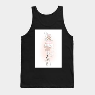 Winter Time Crazy Cat Lady Tank Top